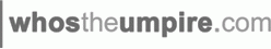 Click to visit home page of WhosTheUmpire.com umpire assignment website
